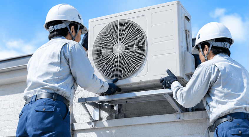 エアコンの更新工事